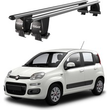 Today Auto Fiat Panda 199 (2012 ve Sonrası) Oluksuz Kilitli Ara Atkı Port Bagaj Tavan Barı