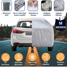 Breen Station Wagonlarla Uyumlu Gri - M Araba Branda, Oto Örtüsü (Araç uzunluğu 4.85m-5.10m arası)