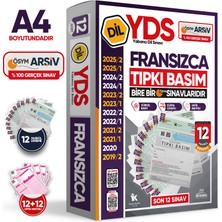 Karakutu Yayınları 2026 Yds Fransızca Ösym Tıpkı Basım Çıkmış Soru Deneme Paketi 12LI Fasikül Seti