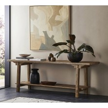 İZMİRMASİF BELMONTE MASİF DRESUAR %100 MASİF.KUM BEJİ.160X40X75cm