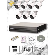 Dahua 2mp 7 Kameralı Hdcvı Set Full Paket