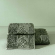 Taç Boutique Taç Butik Patagonya Pamuk Banyo Havlusu Haki 70x140