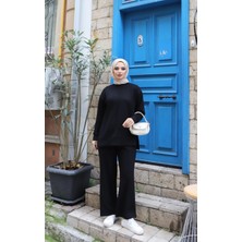 Nisum Moda Çimalı Modal Pantolonlu Takım