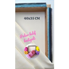 Punchistanbyuyc 40X35 cm Sihirli Punch(Panç)(Kasnak Kılıf Hediyeli)Telli/iğneli Ahşap Nakış Kasnağı