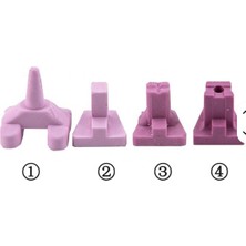 Zerzembe Diş Laboratuvarı Tek Diş Tutucu Porselen Crowns ve Köprüler Için Sinterlenmiş Seramik Ateşleme Mandal