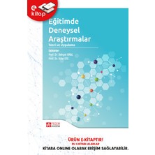 Eğitimde Deneysel Araştırmalar Teori ve Uygulama (E-Kitap)