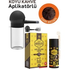 Marsilyan Aplikatörlü Saç Dolgunlaştırıcı Fiber Topik Toz Koyu Ton Kahverengi