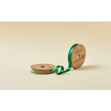 Marsilyan Biye Saten Katlı 093 Koyu Yeşil 2 cm 25 Metre %100 Polyester