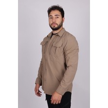 Kordak Uzun Kollu Likralı Outdoor Taktik Gömlek