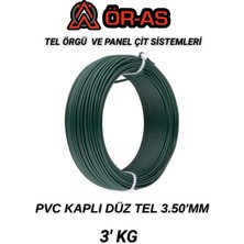 Ör-As Tel Örgü Pvc Kaplı Düz Tel 3.5 mm Kalınlık 3 Kg