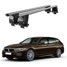 Today Auto Bmw 5 Series (G31) Touring  (2017 ve Sonrası) Oluksuz Kilitli Ara Atkı Port Bagaj Tavan Barı