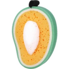 Kitchen Design Lab Meyve Şekilli Sevimli Bulaşık Süngeri Ovma Silme Yumuşak Temizlik Süngeri Fırçası Avokado Şekilli