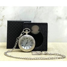 Datatek Özel Kutulu Gümüş Köstekli Saat