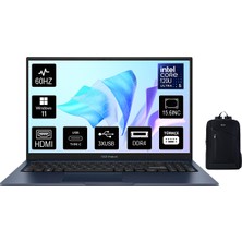 Asus Vivobook 15 X1504VA-NJ3665 Intel Core 5 120U 8gb 512GB SSD Windows 11 Pro 15.6" Taşınabilir Bilgisayar Boz Çanta