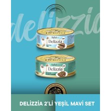 Reflex Plus Delizzia Pate Ton Balıklı Kıyılmış & Gravy Sos İçinde Somonlu & Tavuklu Yetişkin Kedi Konserve Maması Seti 2x85 gr