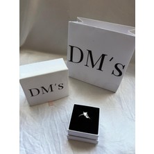 DMs Silver Çift Kalpli Gümüş Yüzük