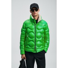 Lufian Roy Kaz Tüyü Erkek Mont Siyah