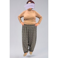 Maksen Tekstil Civil Desenli Viskon Kumaş Kadın Şalvar