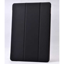 Zore Galaxy Tab 3 Lite 7.0 T110  Uyumlu Msra Smart Cover Standlı 1-1 Kılıf-Siyah