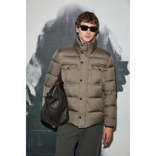 Lufian Genıous Kaz Tüyü Erkek Mont Açık Gri