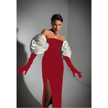 New Station Remoda Gül Detay Elbise