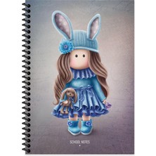 Keskin Color Keskin A4 Çizgili Karton Kapak Tilda Defter - Mavi