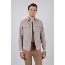 Paco Romano Erkek Bej Bebe Yaka Mont