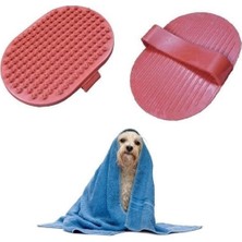 Sad Şad® Ergonomik Masajlı Evcil Hayvan Kedi Köpek Yıkama Fırçası Aparatı