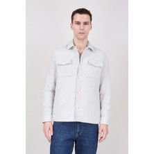 Paco Romano Erkek Gri Bebe Yaka Mont