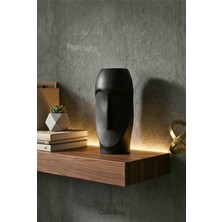 Mosarte Stoneface Series Minimalist Soyut Yüz Vazo / Heykel – Modern Dekoratif Obje