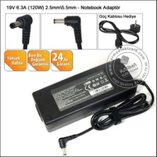 Afila Msı GF63 Thin 12VE-083XTR Notebook Adaptörü, Şarj Aleti Cihazı 120W - V1 (5.5x2.5mm)