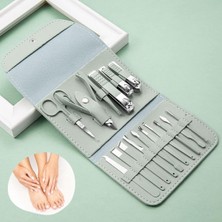 Sad Şad® Kendiliğininden Çantalı Seyahat Tipi 16 Parça Manikür Pedikür Seti