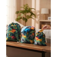 Soft Dekor Soft and Baby Safari  Kumaş 3’lü Seyahat Seti