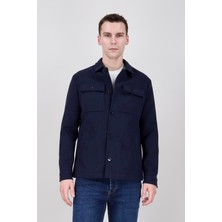 Paco Romano Erkek Lacivert Bebe Yaka Mont