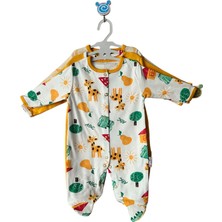 Minimo Zürafa Desenli Bebek Tulum Seti 3’lü