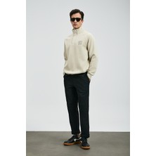 Lufian Tom Fashion Erkek Chino Pantolon Slim Fit Siyah