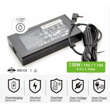 Afila Acer Nitro V 15 ANV15-41-R3EU Notebook Adaptörü, Şarj Aleti Cihazı 135W
