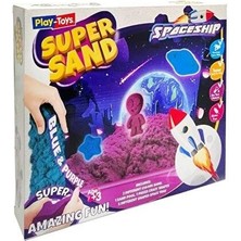 Kiddico Toys Super Sand Spaceship Oyun Kumu Seti