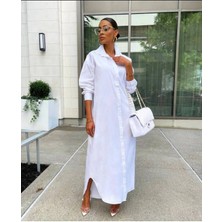 New Station New Statıon Maxi Gömlek Elbise