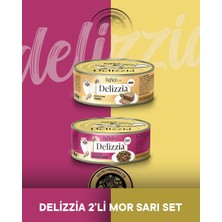 Reflex Plus Delizzia Pate Hindi Etli Kıyılmış & Gravy Sos İçinde Tavuklu & Ciğerli Yetişkin Kedi Konserve Maması Seti 2x85 gr