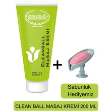 Ersağ Cleanball Masaj Kremi 200 ml + ( Sabunluk Hediyemiz )  11223