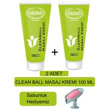 Ersağ Cleanball Masaj Kremi (2ADET) 100 ml + ( Sabunluk Hediyemiz ) 224-16