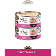 Felicia Insight Pate Tavuklu Kıyılmış Yavru Kedi Konserve Maması Seti 2x85 gr