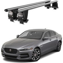 Today Auto Jaguar Xe (2015 ve Sonrası) Oluksuz Kilitli Ara Atkı Port Bagaj Tavan Barı