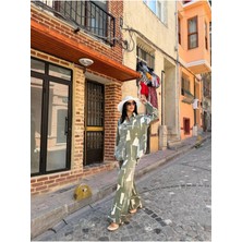 New Station New Statıon Desenli Gömlek Pantolon Takım