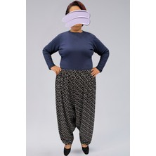 Maksen Tekstil Çıtır Desenli Viskon Kumaş Kadın Şalvar