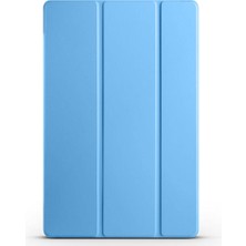 Zore Galaxy Tab S9 Fe Uyumlu Msra Smart Cover Standlı 1-1 Kılıf-Mavi