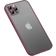 Zore iPhone 12 Pro Uyumlu Msra Retro Kapak-Koyu Mor