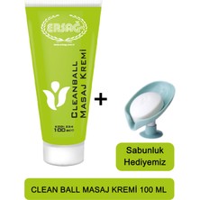 Ersağ Ersag Cleanball Masaj Kremi 100 ml + ( Sabunluk Hediyemiz ) 224-11