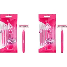 Gillette Blue2 Plus Kadın 5'li Pembe Tıraş Bıçağı-2 Adet